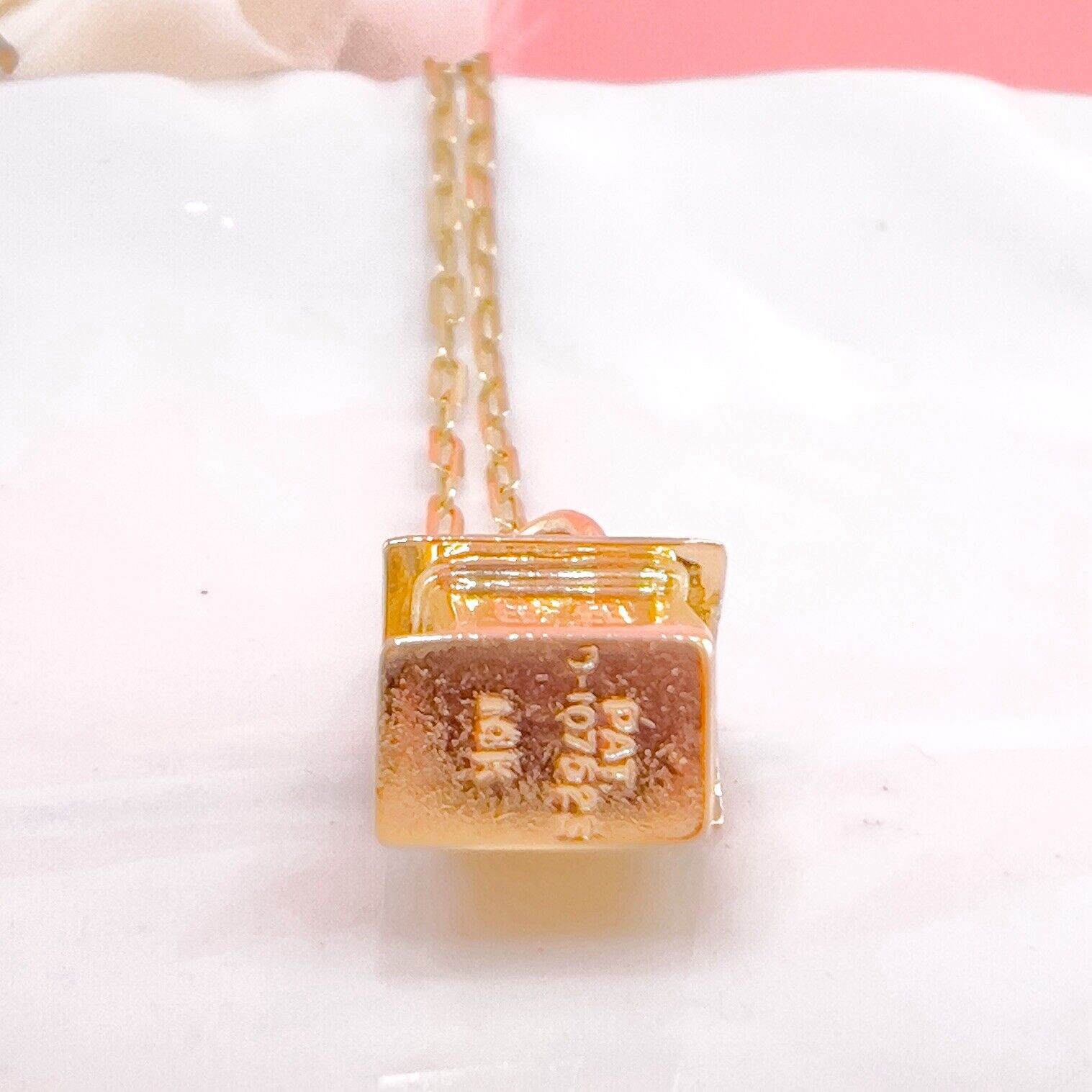 Vintage 14k Yellow Gold Church/School House Charm Pendant